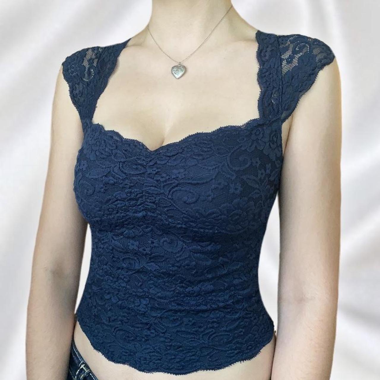 Women's Lace Slim Short-sleeved Tops