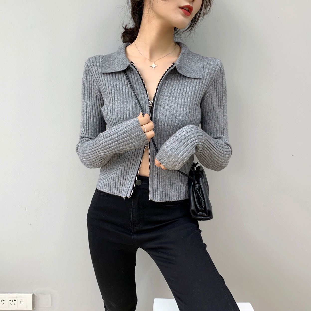 Women's Fashion Personalized Knitted Cardigan