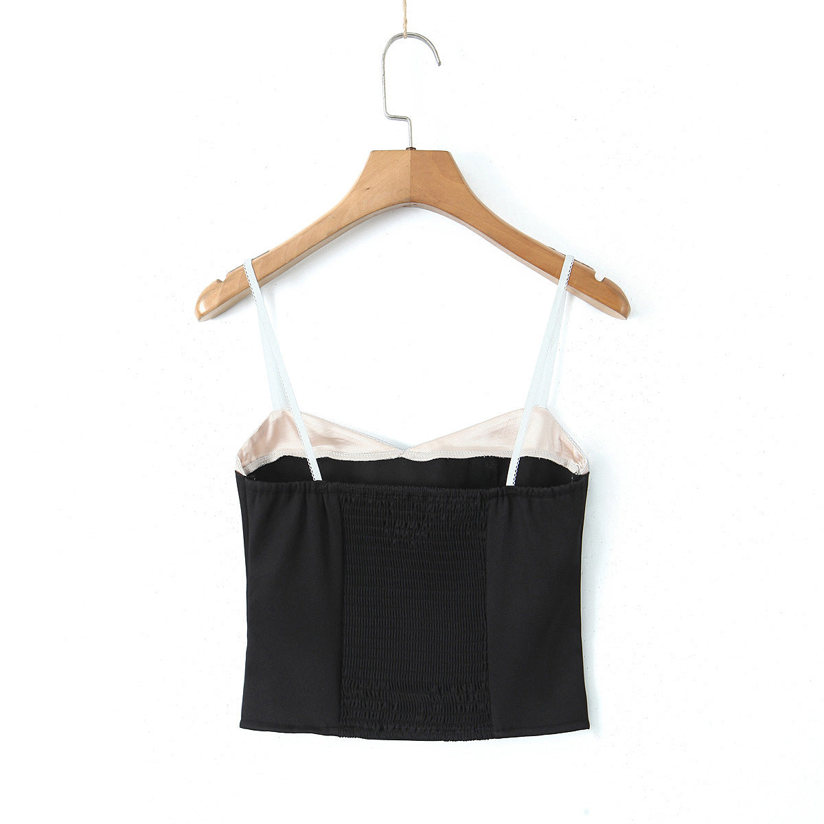 Fake Two-piece Color Matching Small Sling Vest For Women