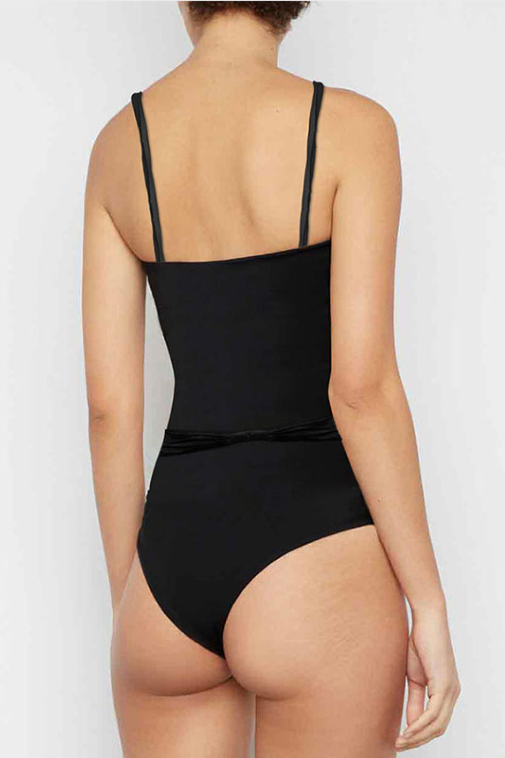 Contrast Flower Detail One-Piece Swimsuit